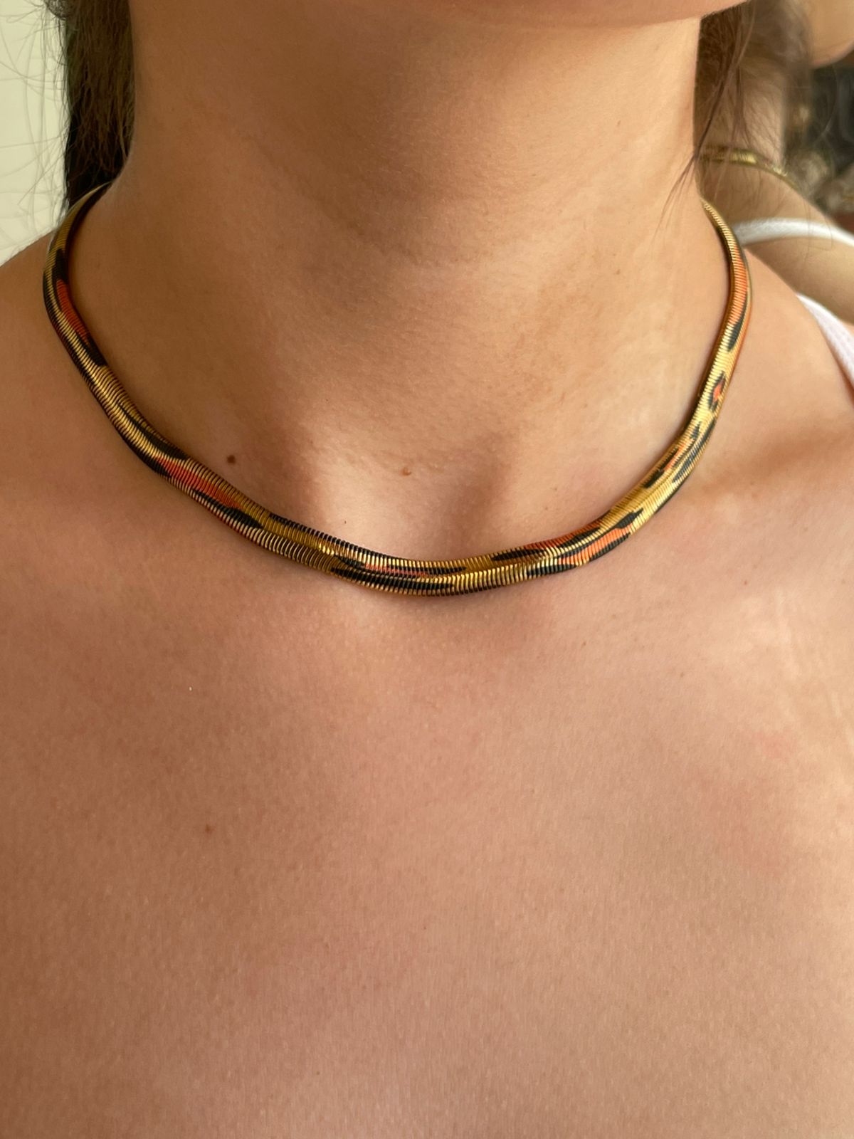 COLLAR SERPIENTE DORADO