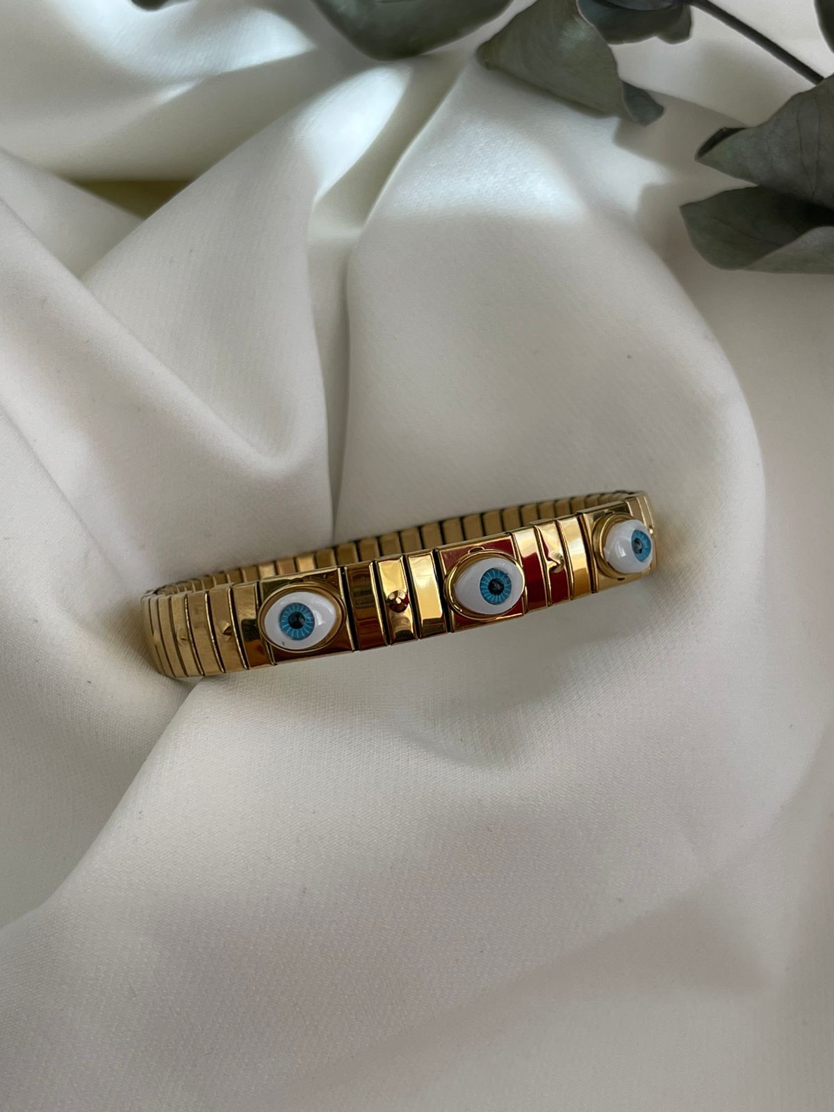 PULSERA OJOS CELESTE