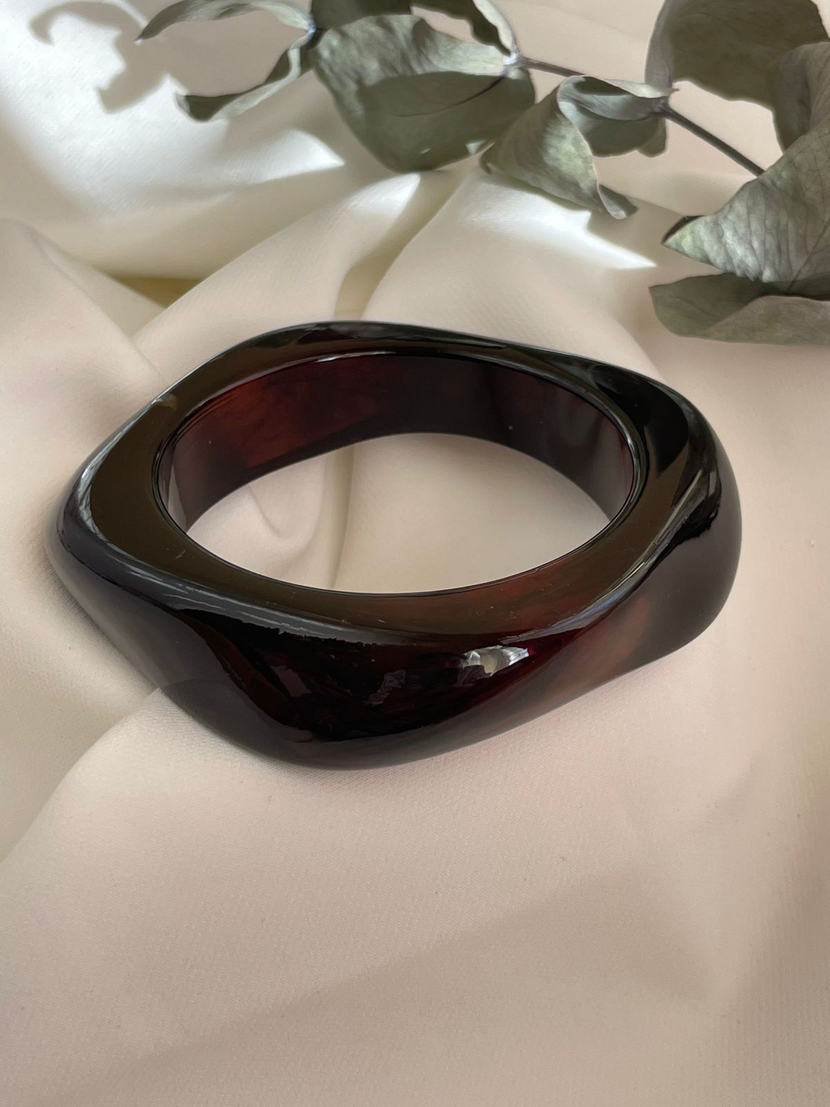 PULSERA RESINA BROWN