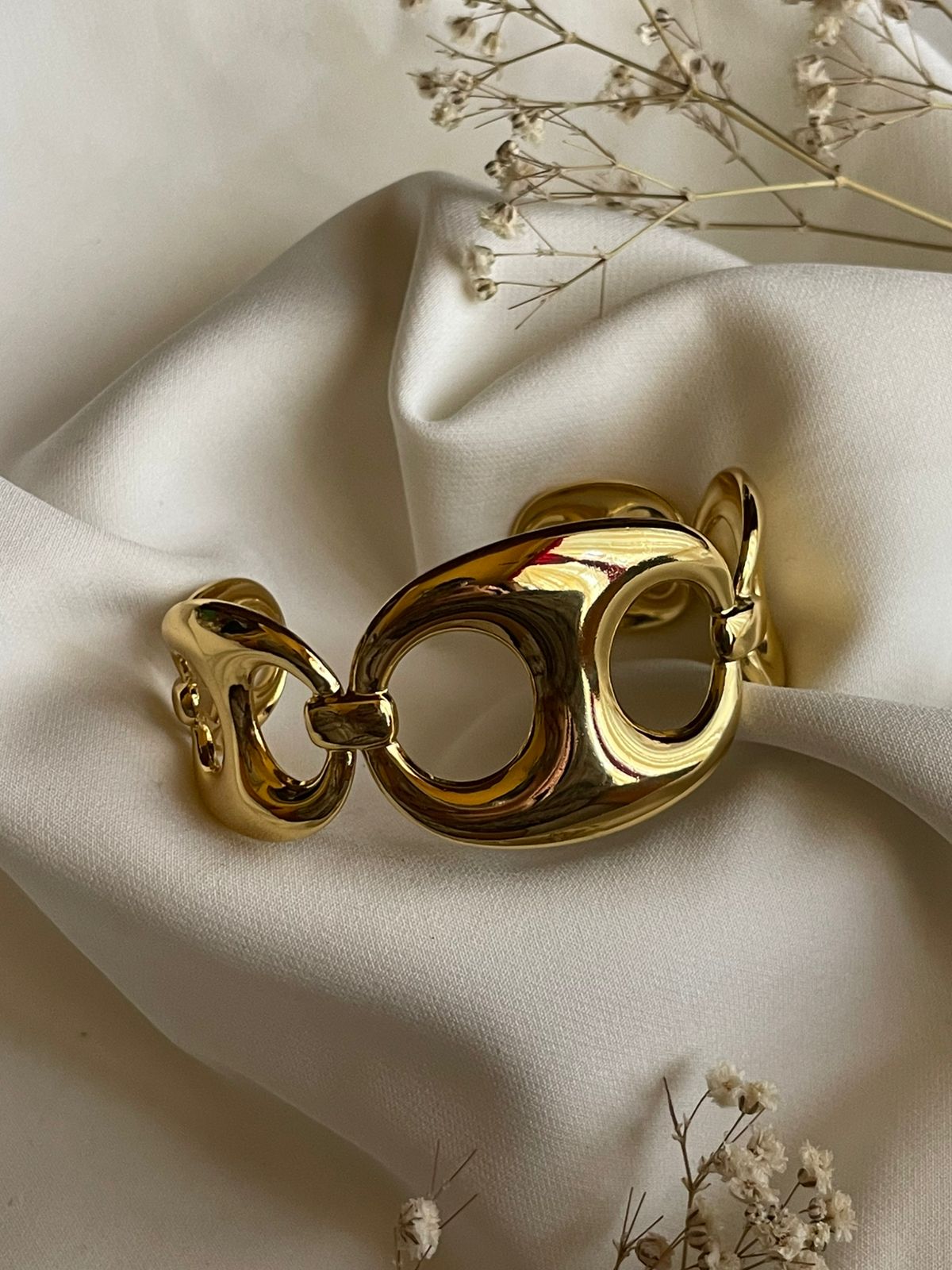 PULSERA BOTON CHUNKY