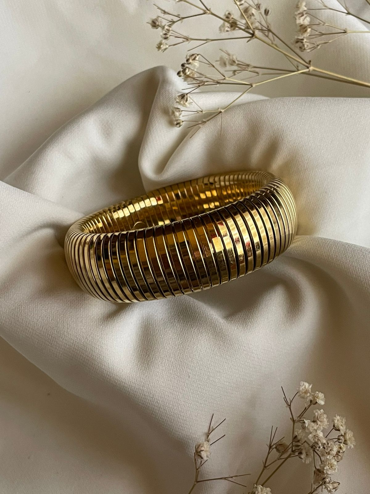 PULSERA AMANDA 20MM DORADA