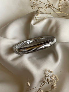 PULSERA AMANDA 10mm PLATA