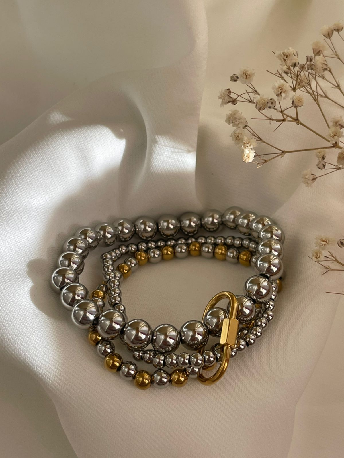 PULSERA TRIPLE CUENCAS 4