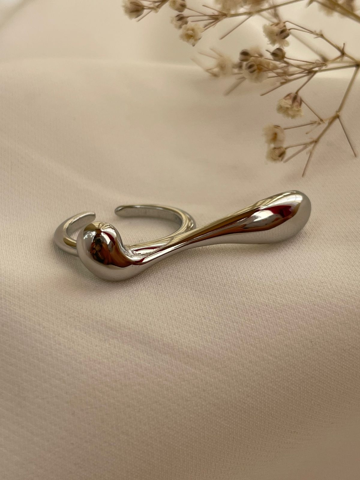 ANILLO DOBLE PLATA