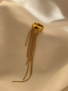 SIMULADOR DE PIERCING FLECO DORADO