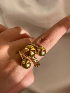 ANILLO 3 GOTAS DORADO