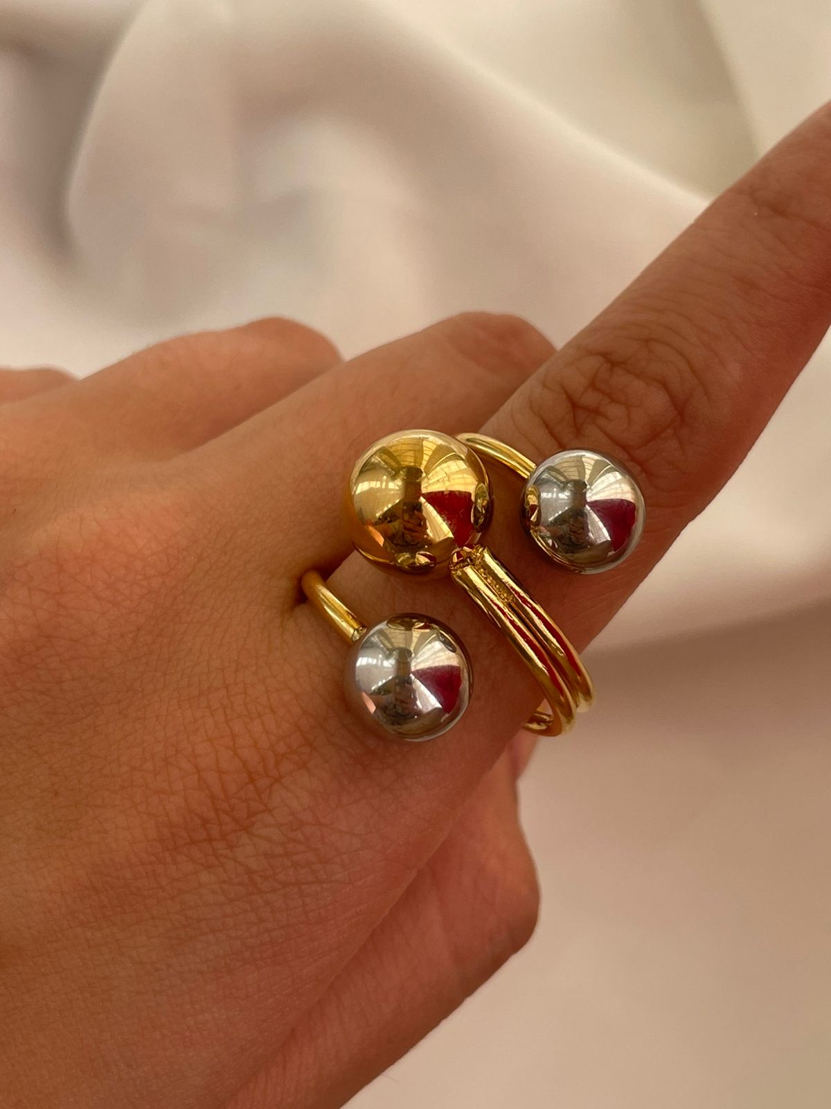 ANILLO 3 GOTA COMBINADO