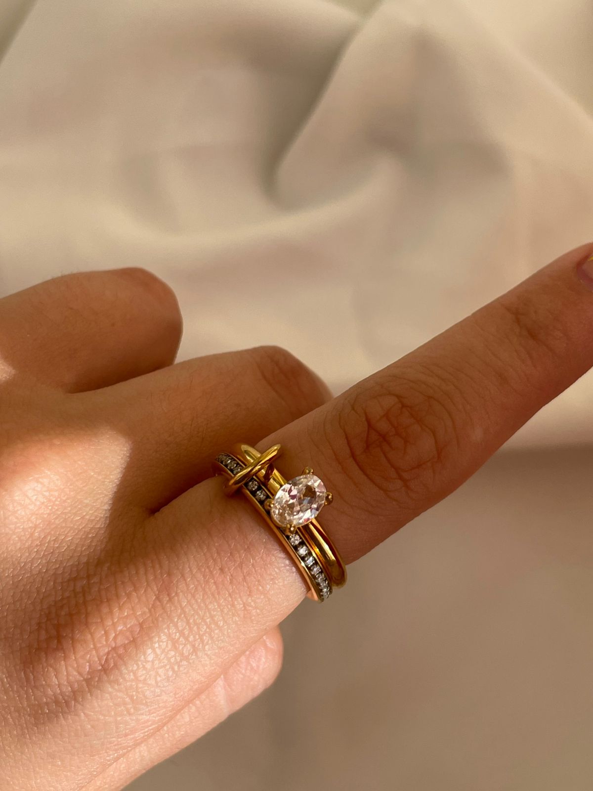 ANILLO DE ZIRCONIA TALLA 7