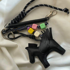 LLAVERO HORSE BLACK
