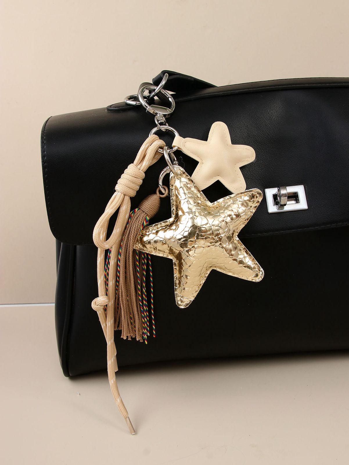 LLAVERO BABY STAR DORADA