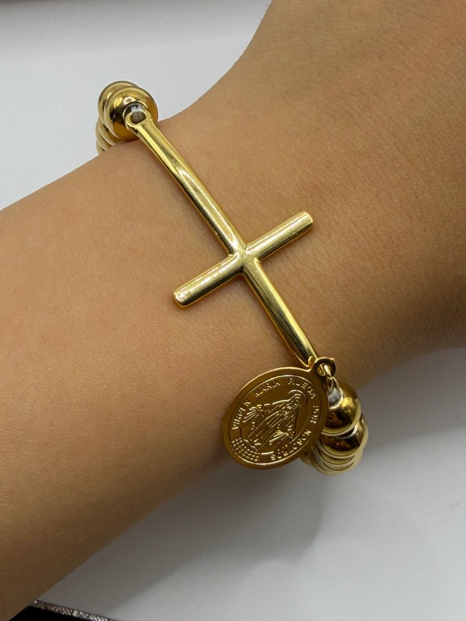 PULSERA CRUZ CUENCAS
